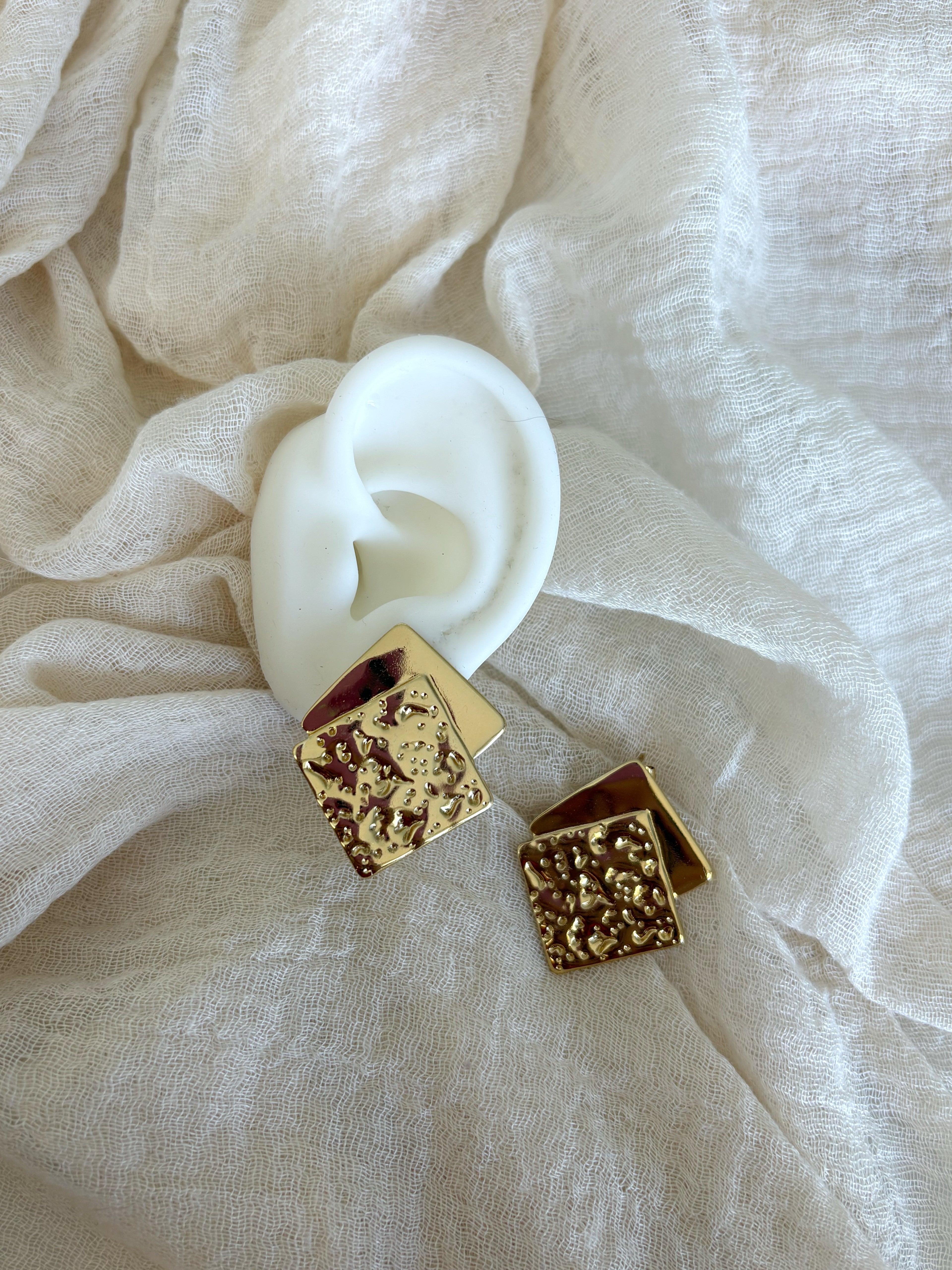 Orecchini Square Gold