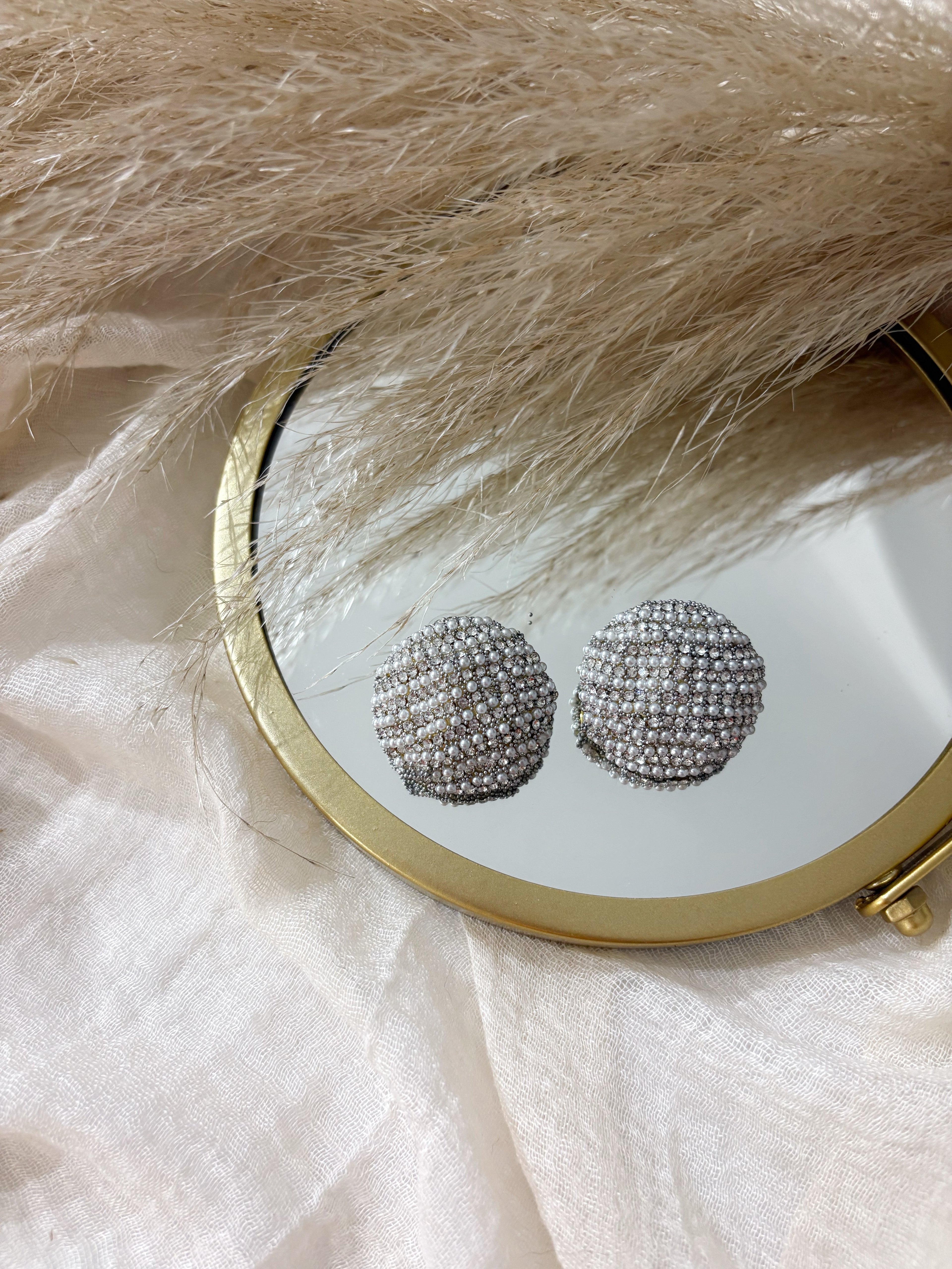 Orecchini Bottone Applicazioni