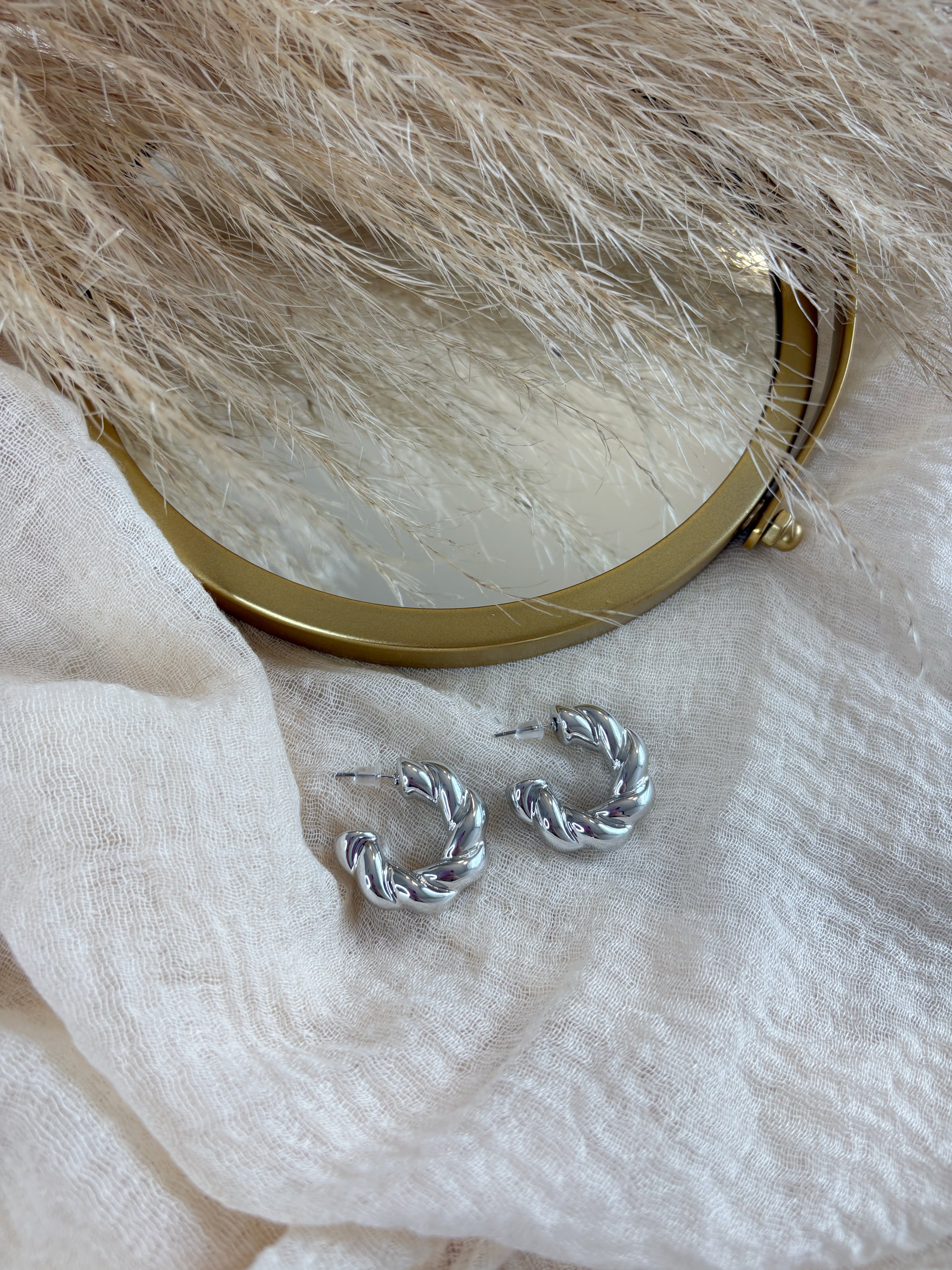 Orecchini Treccia Silver