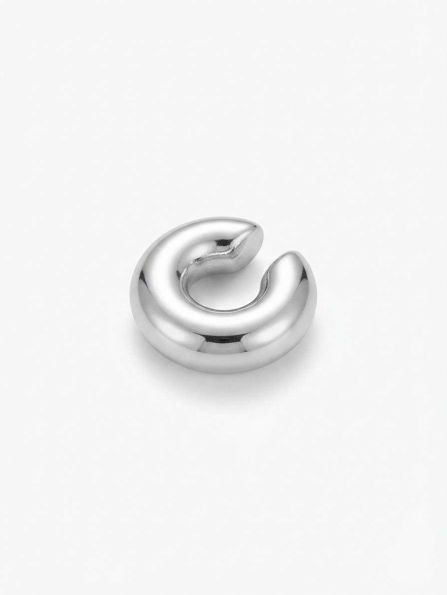 Ear Cuff Bombato Silver