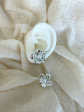 Orecchini Fiori Silver