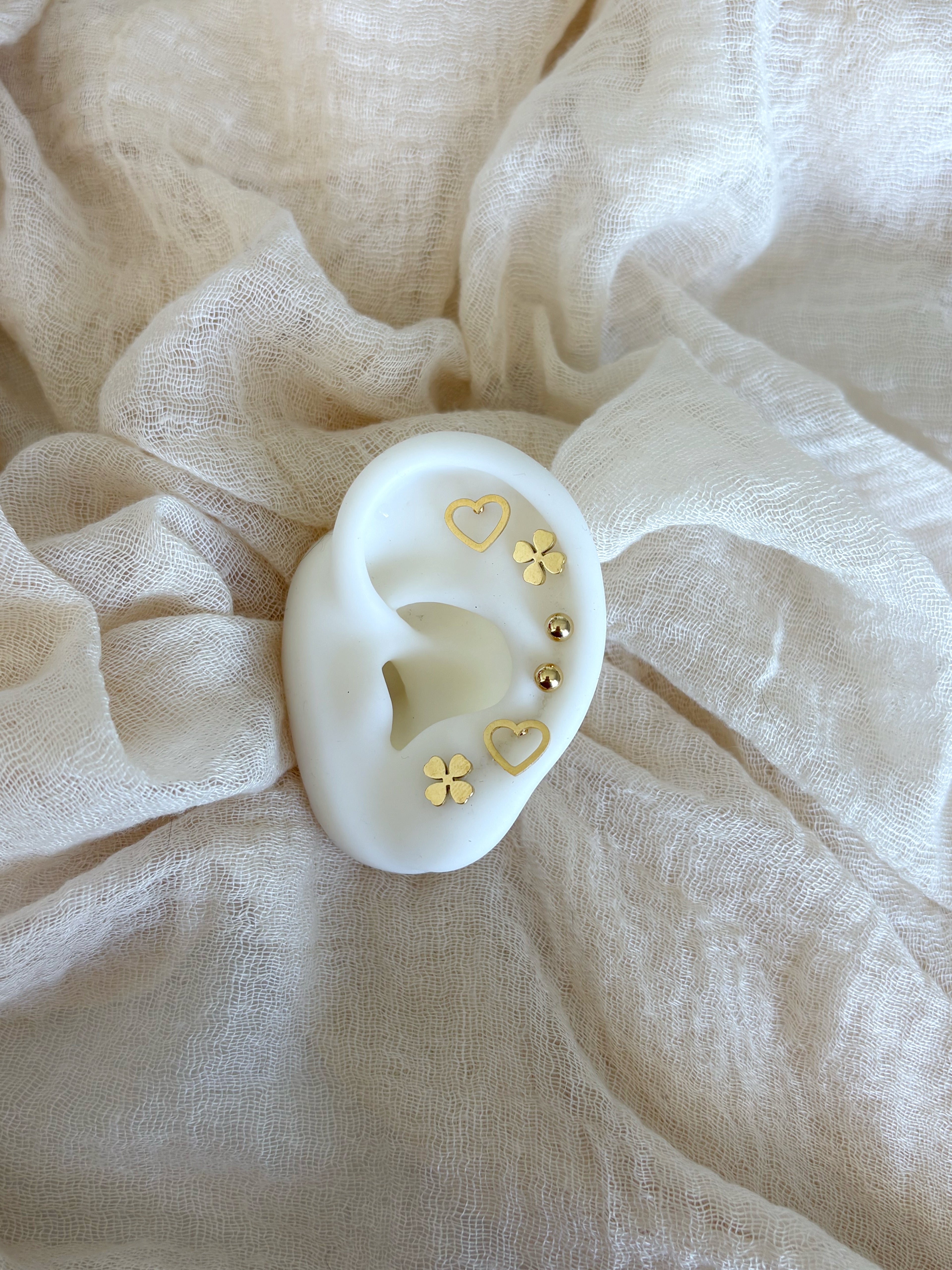 Set Orecchini Amour Gold