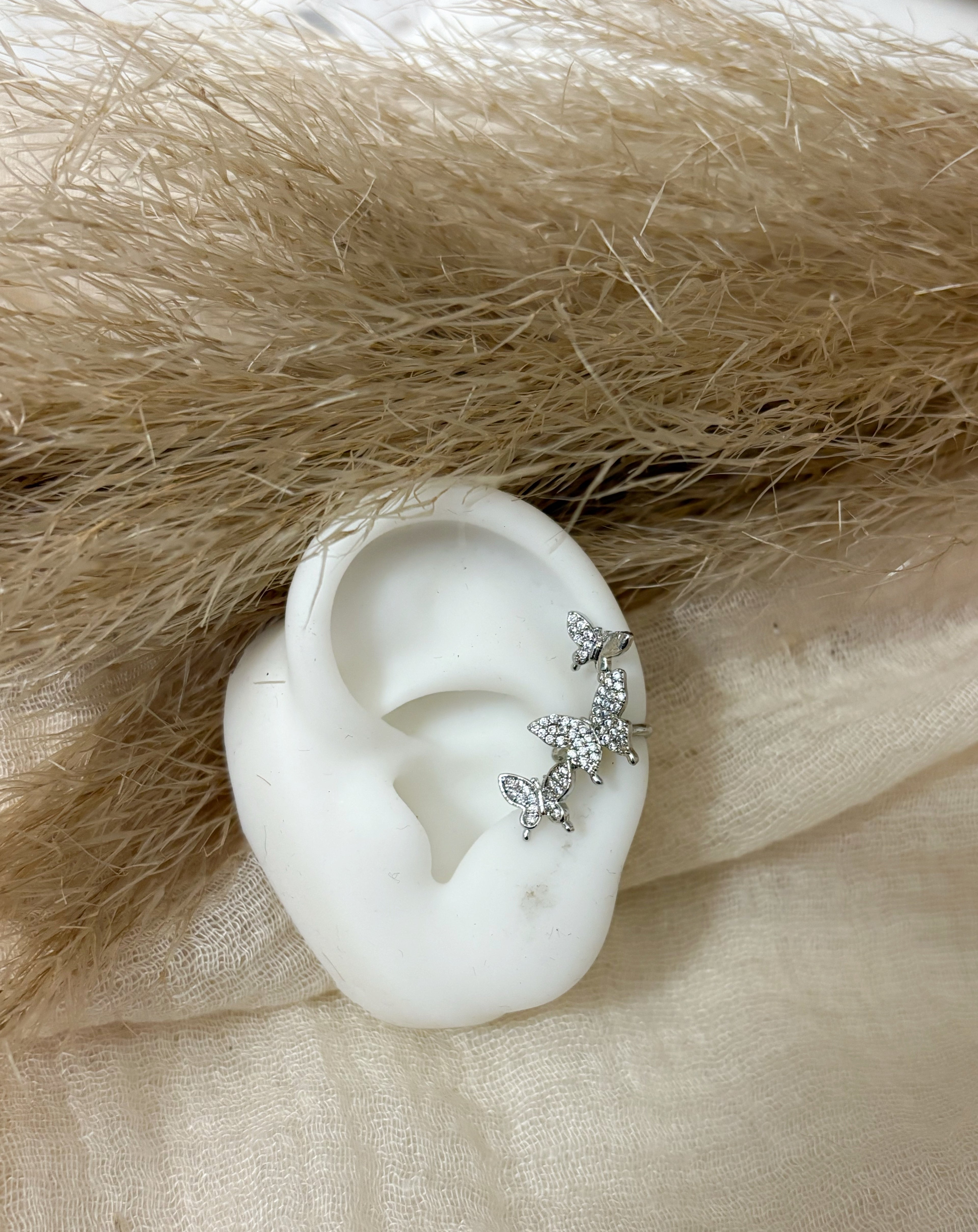 Ear Cuff Farfalle Silver