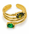 Anello Medyson Verde