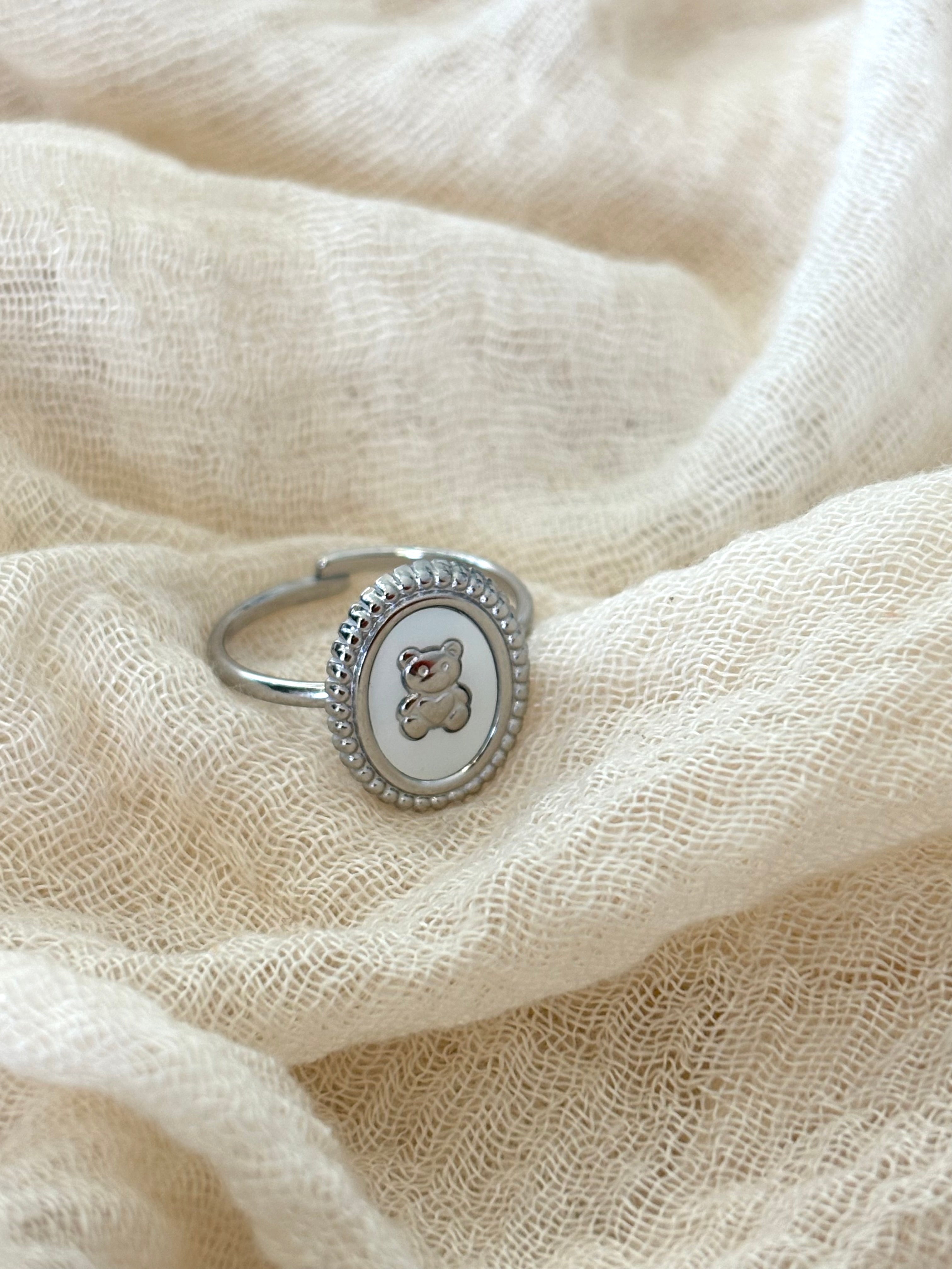 Anello Teddy Silver