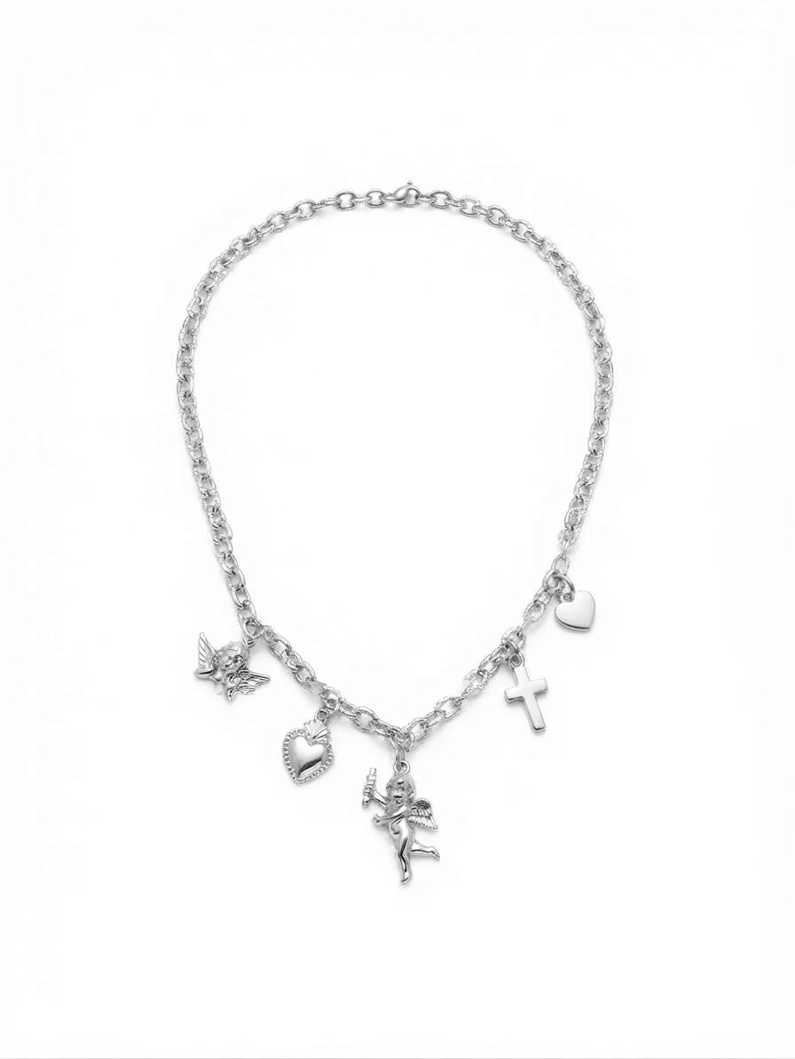 Collana Angioletto Silver