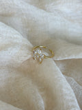 Anello Fiore Bianco