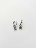 Orecchini Hoop Orsetto Silver