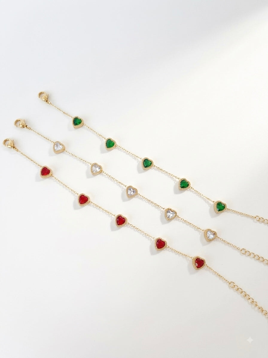 Bracciale Cuoricini