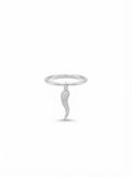 Anello Corno Pendente Silver