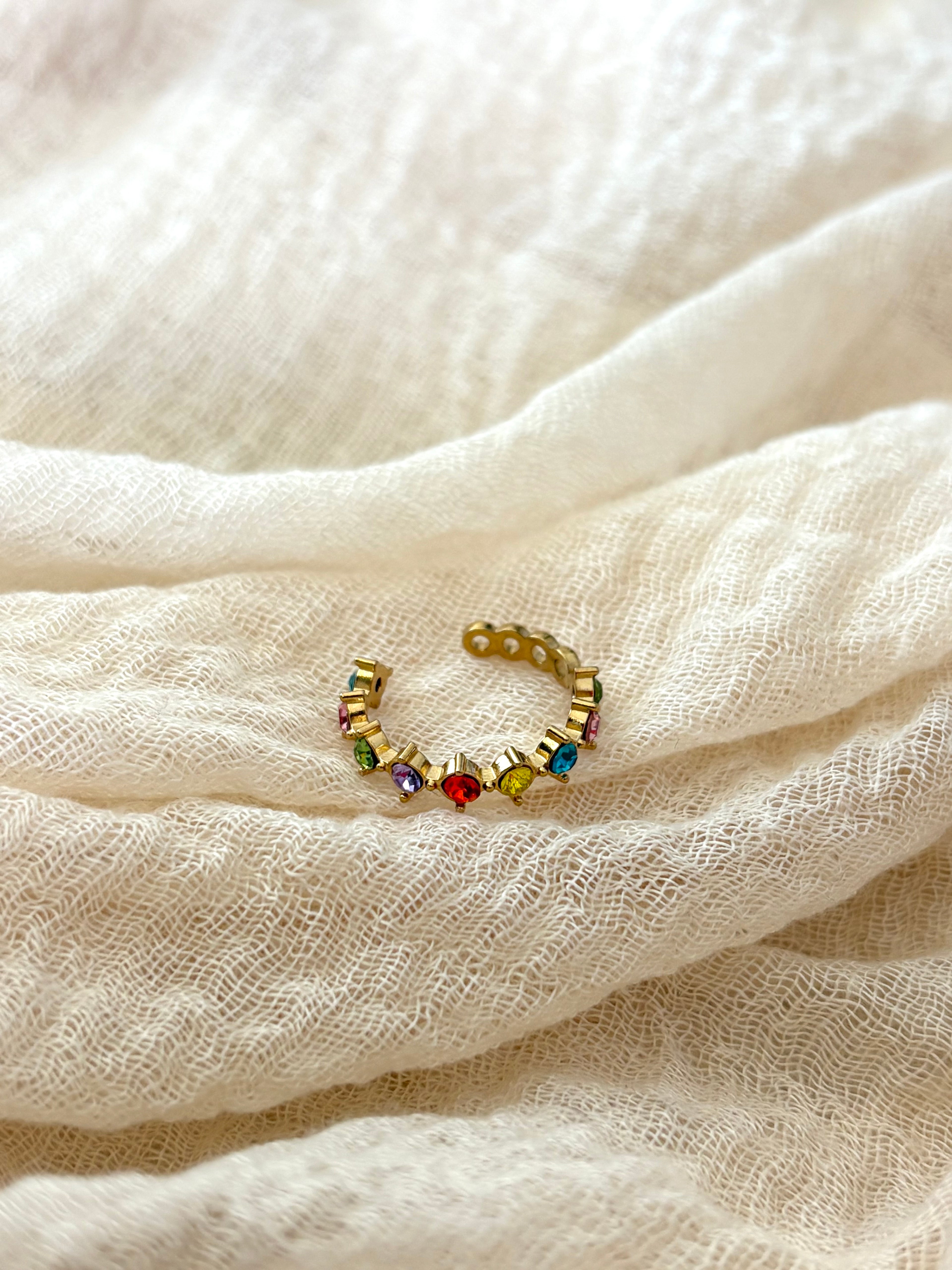 Anello Azul Gold Multicolor