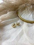 Orecchini Cuore Bombato Gold