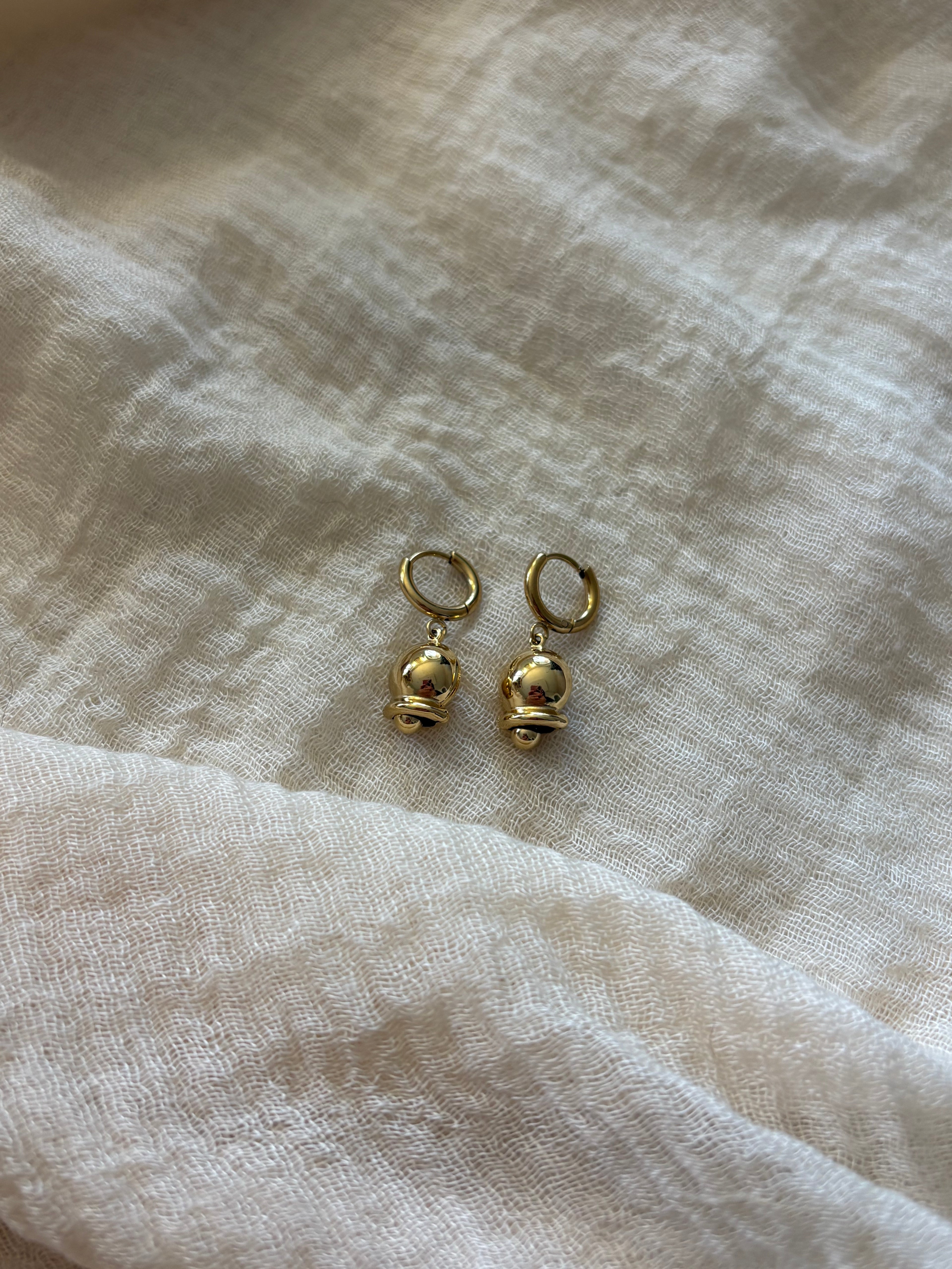 Orecchini Hoop Campanella Gold