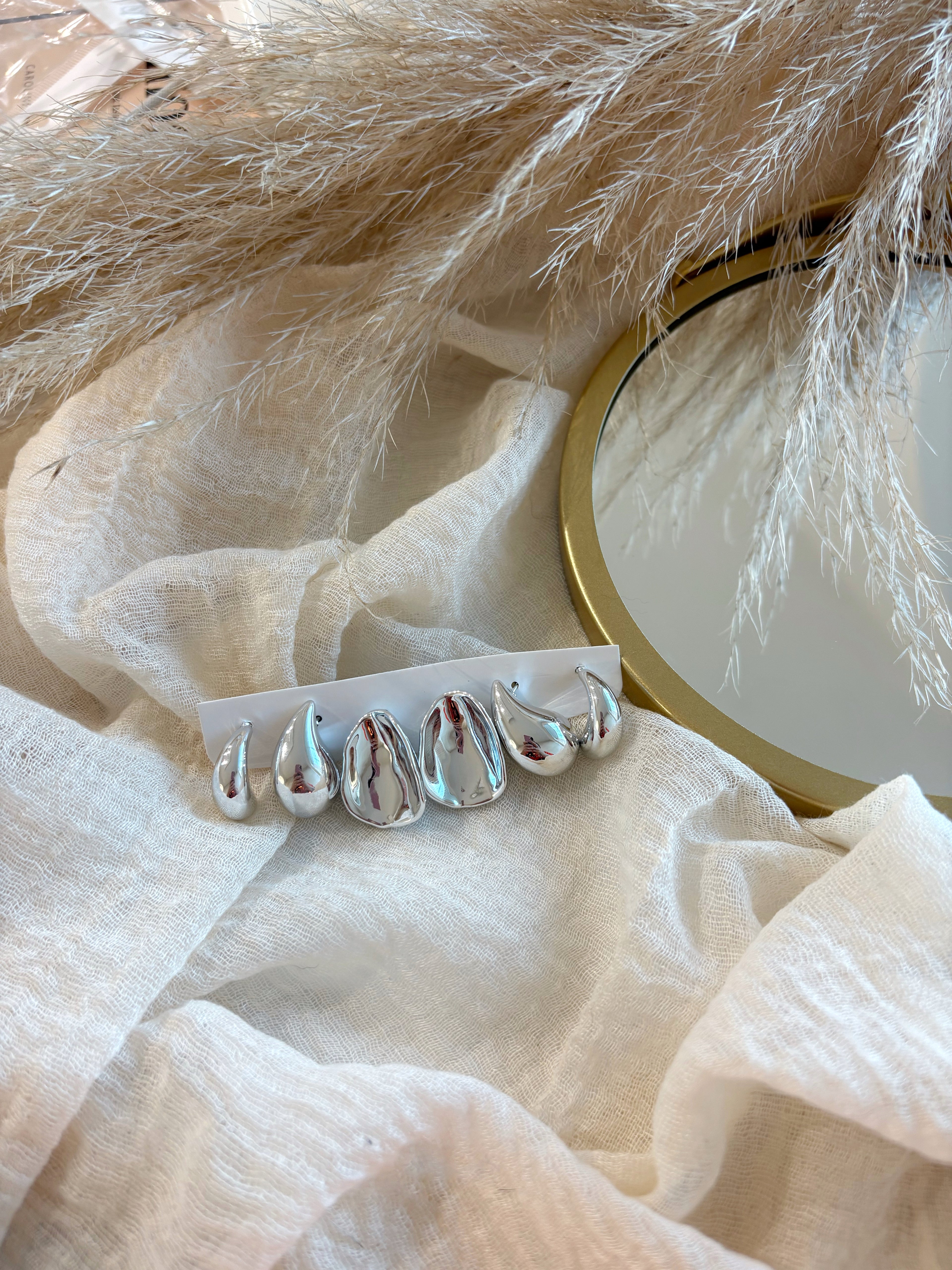 Set Orecchini Mati Silver