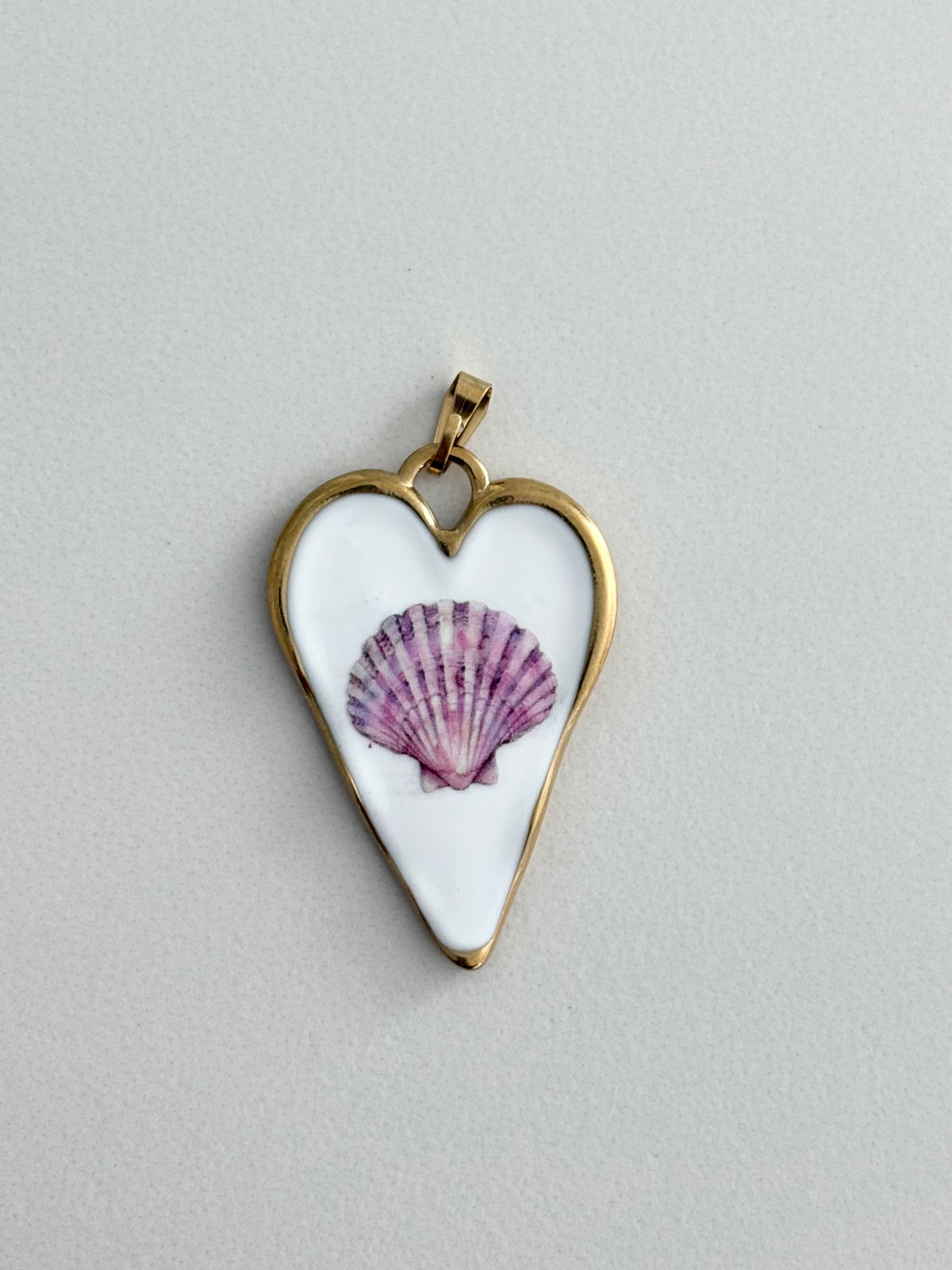 Ciondolo Cuore Conchiglia