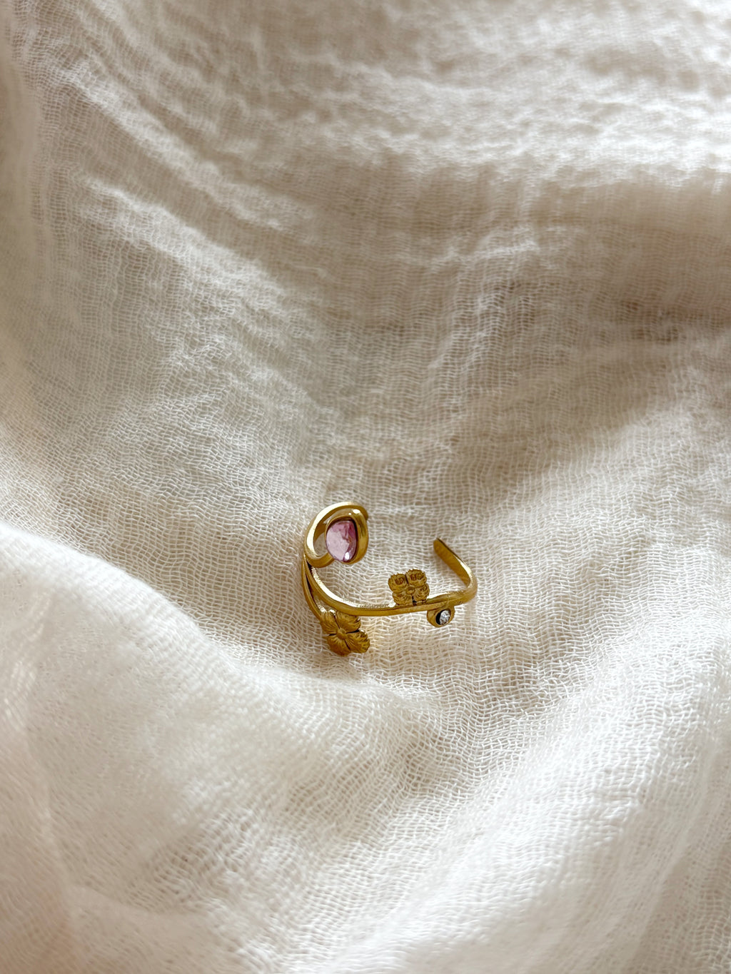 Anello Primavera Rosa