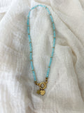 Collana Cuore Stella Azzurra