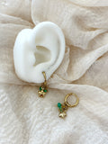 Orecchini Charm Verde