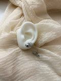 Orecchini doppio cuore silver