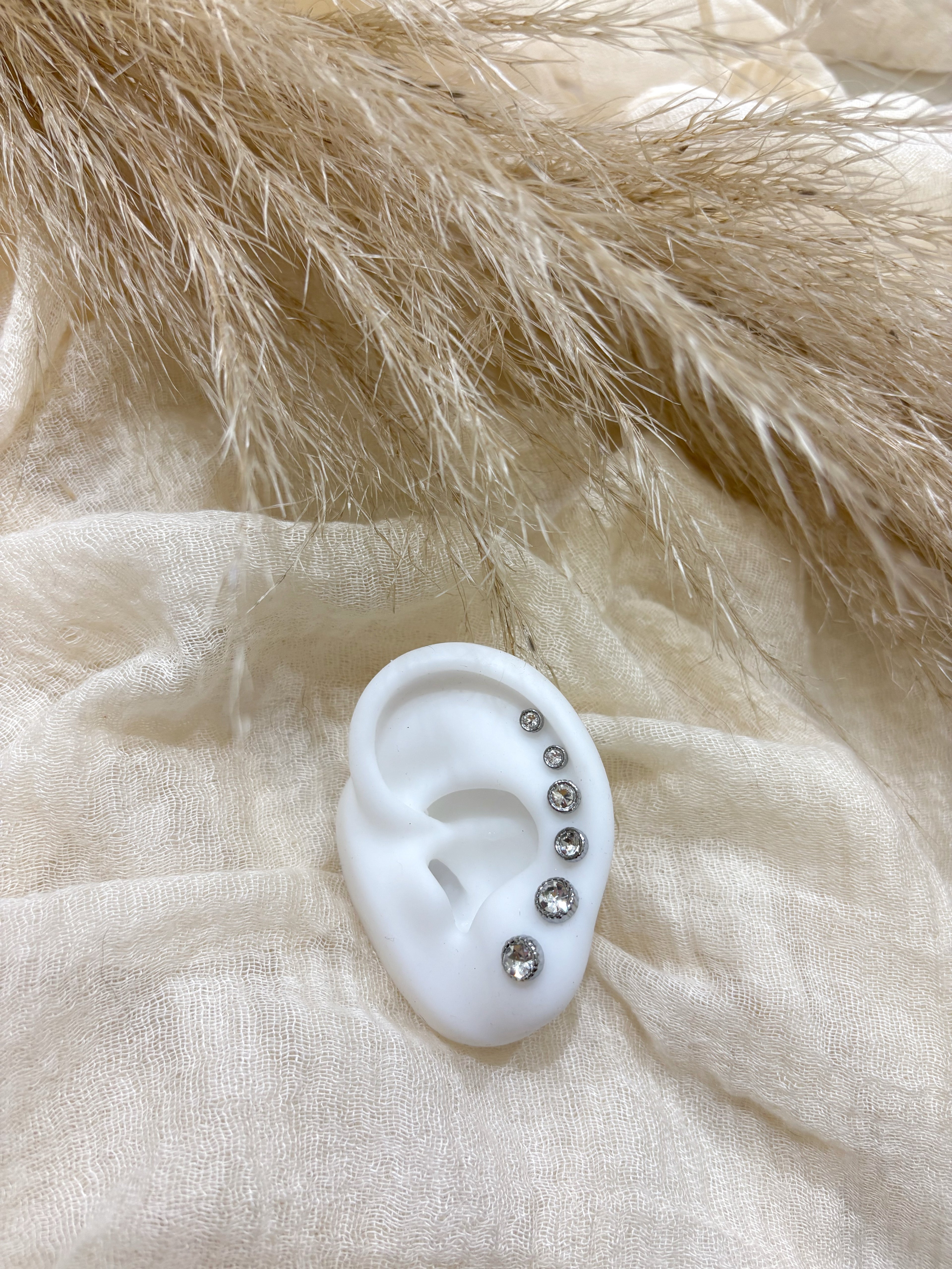 Set Orecchini Punto Luce Silver