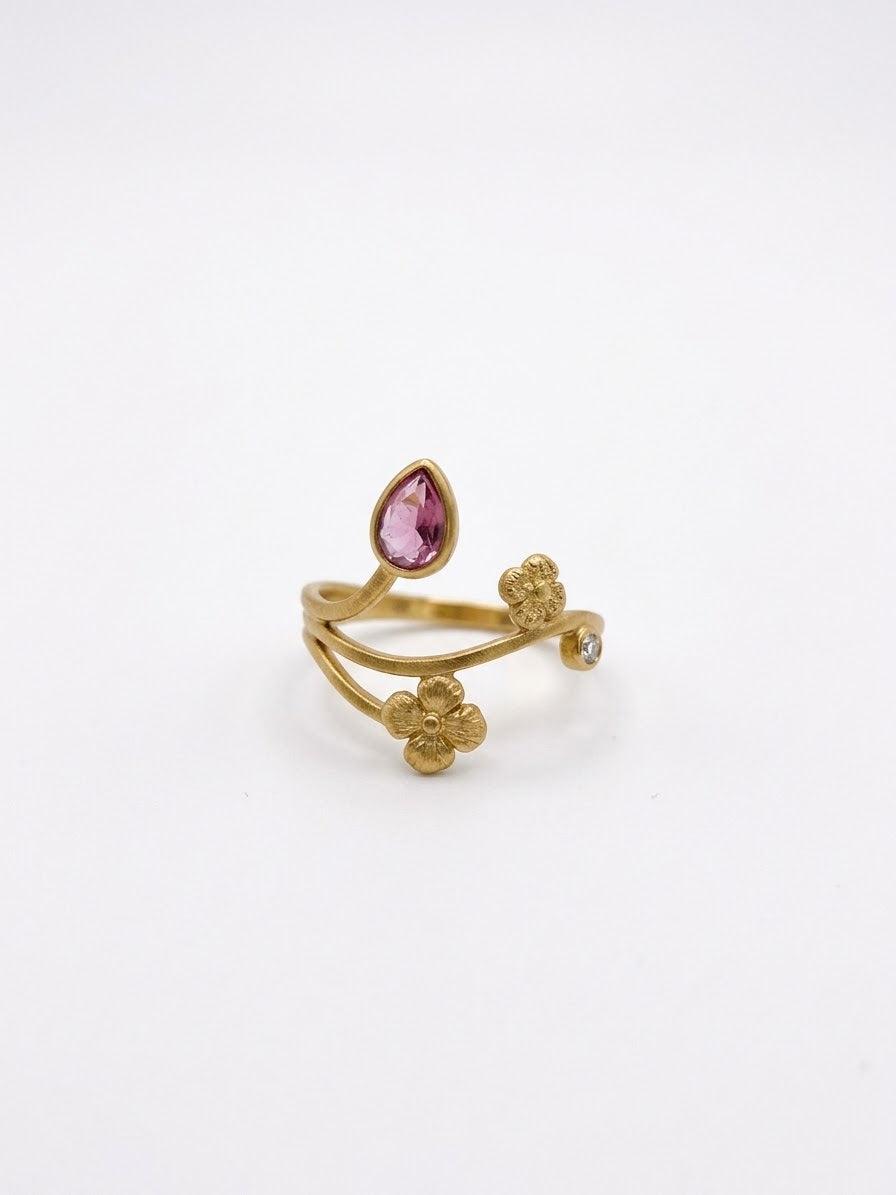 Anello Primavera Rosa