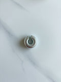 Ear Cuff Rigato Silver