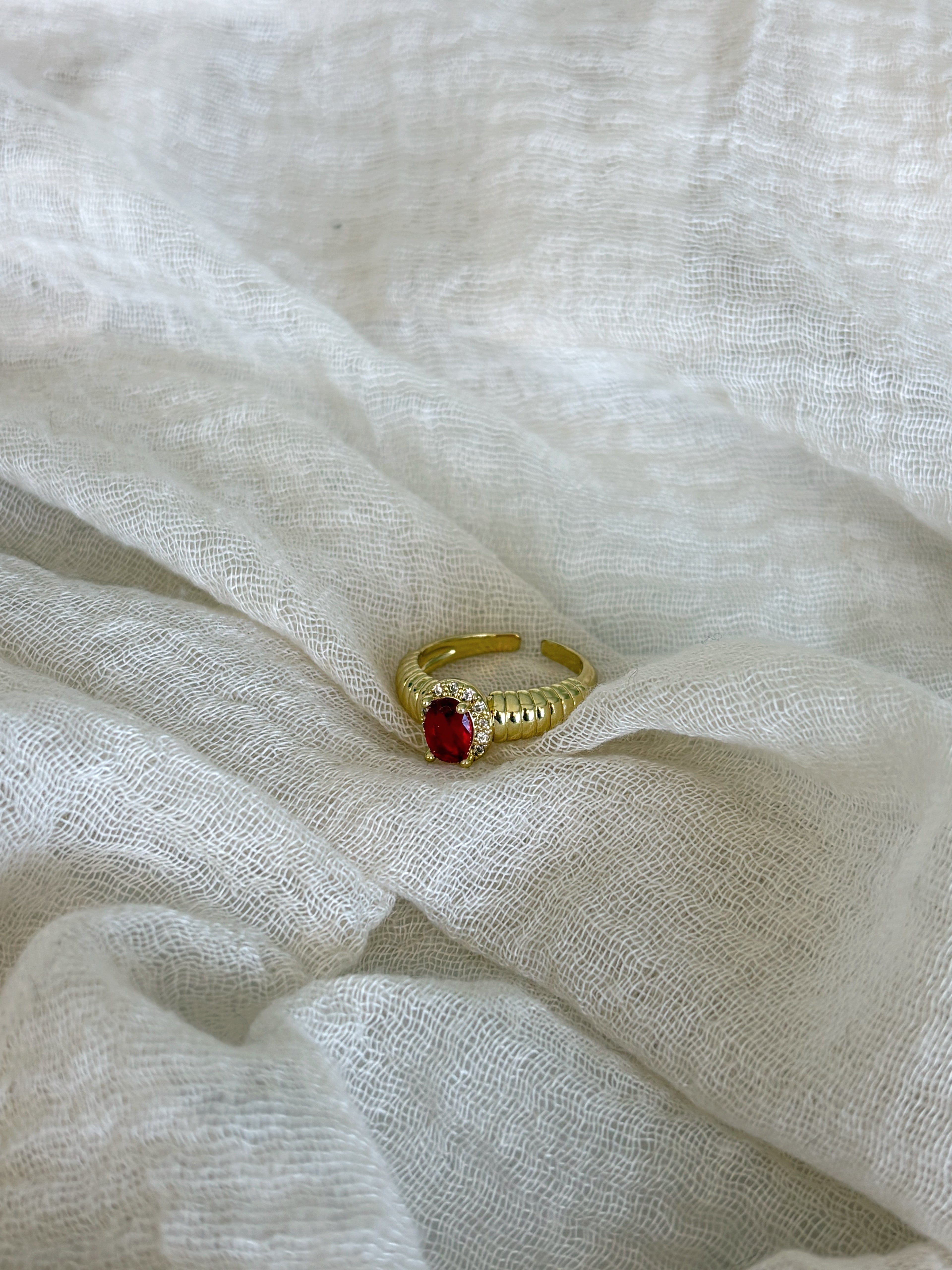 Anello Lovely Rosso