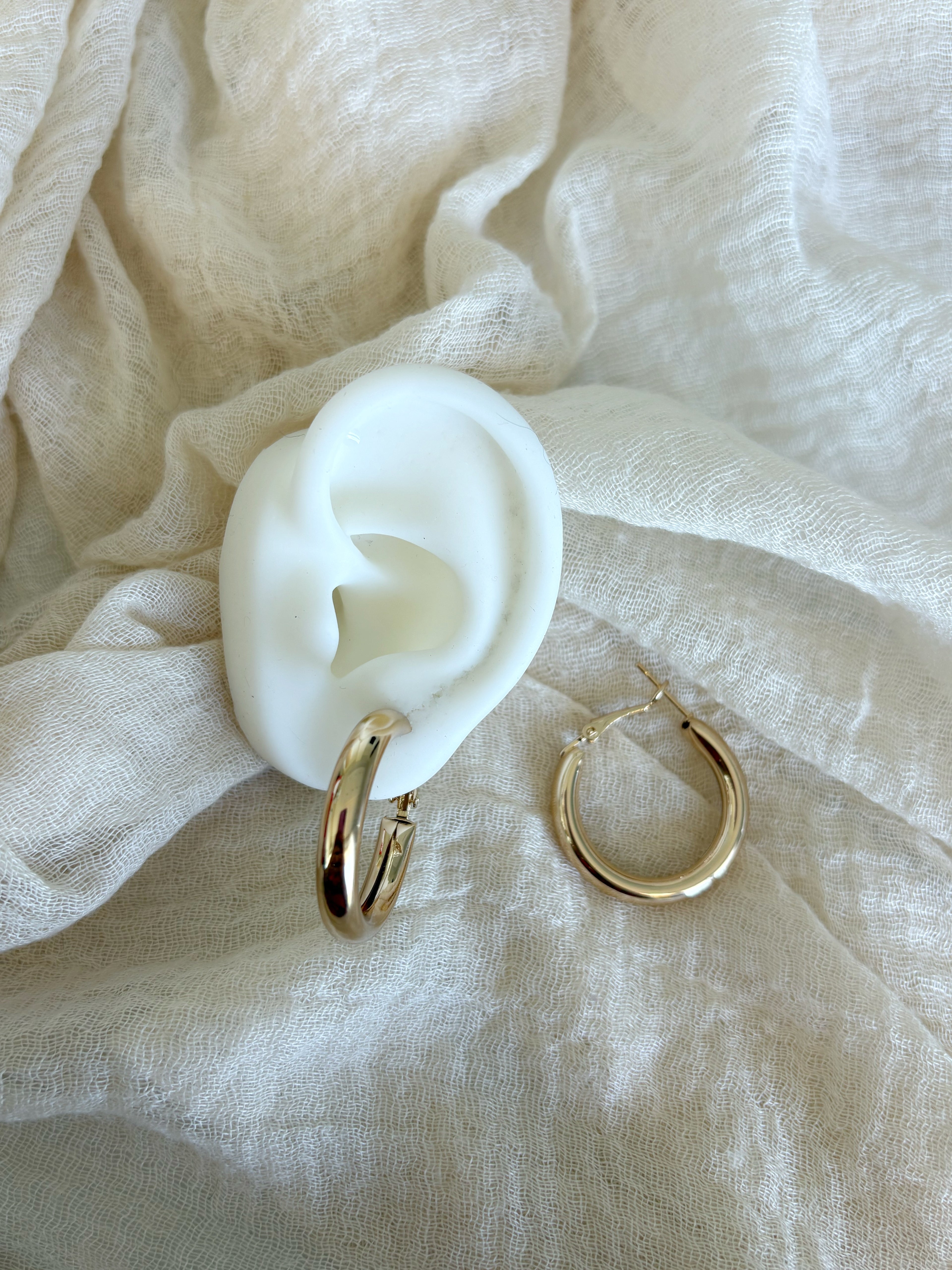 Orecchini Cerchi Medium Gold
