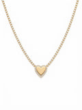 Collana Tennis Cuore Gold