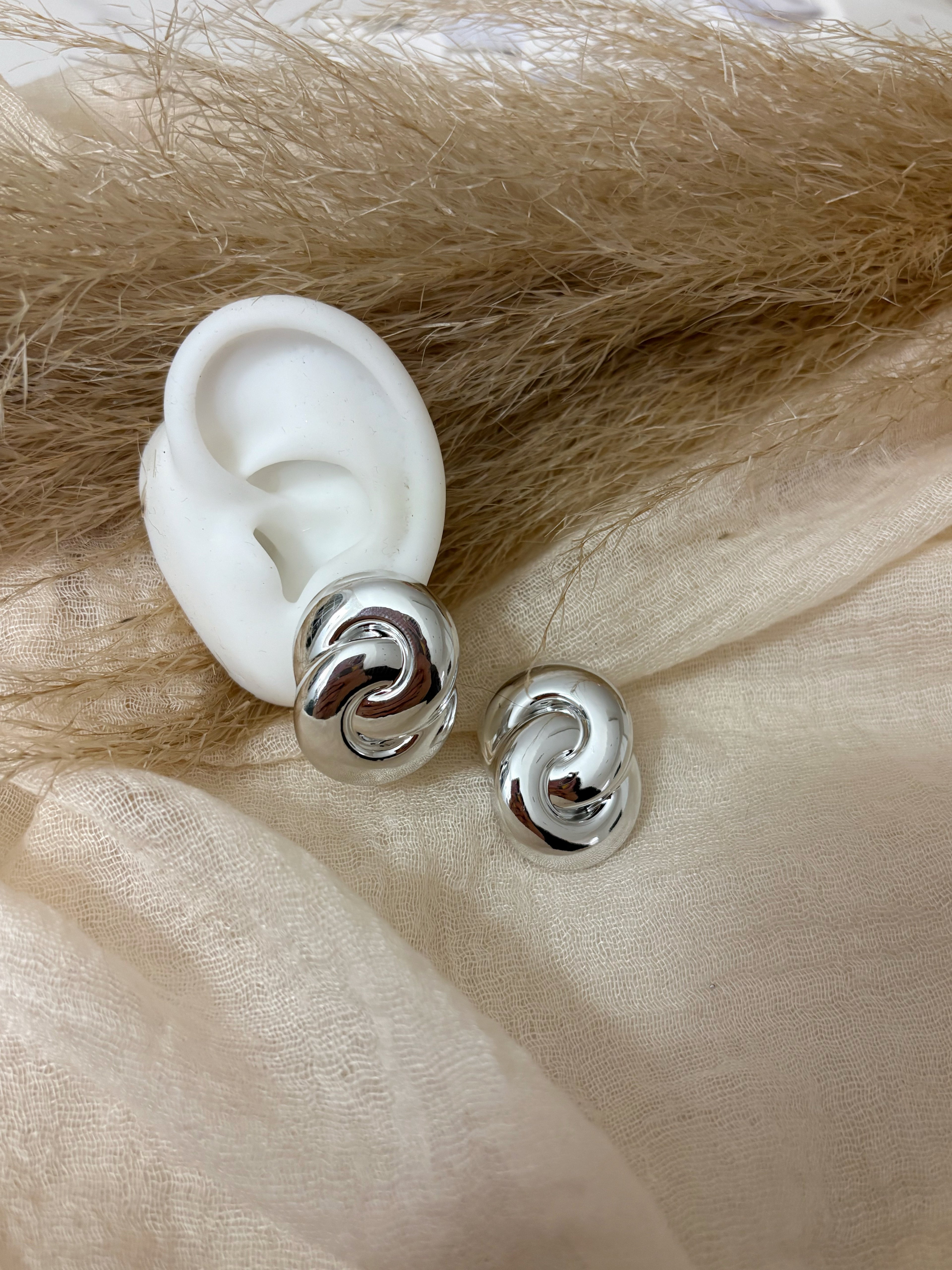 Orecchini Nodo Silver