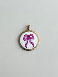 Ciondolo Fiocco Fucsia