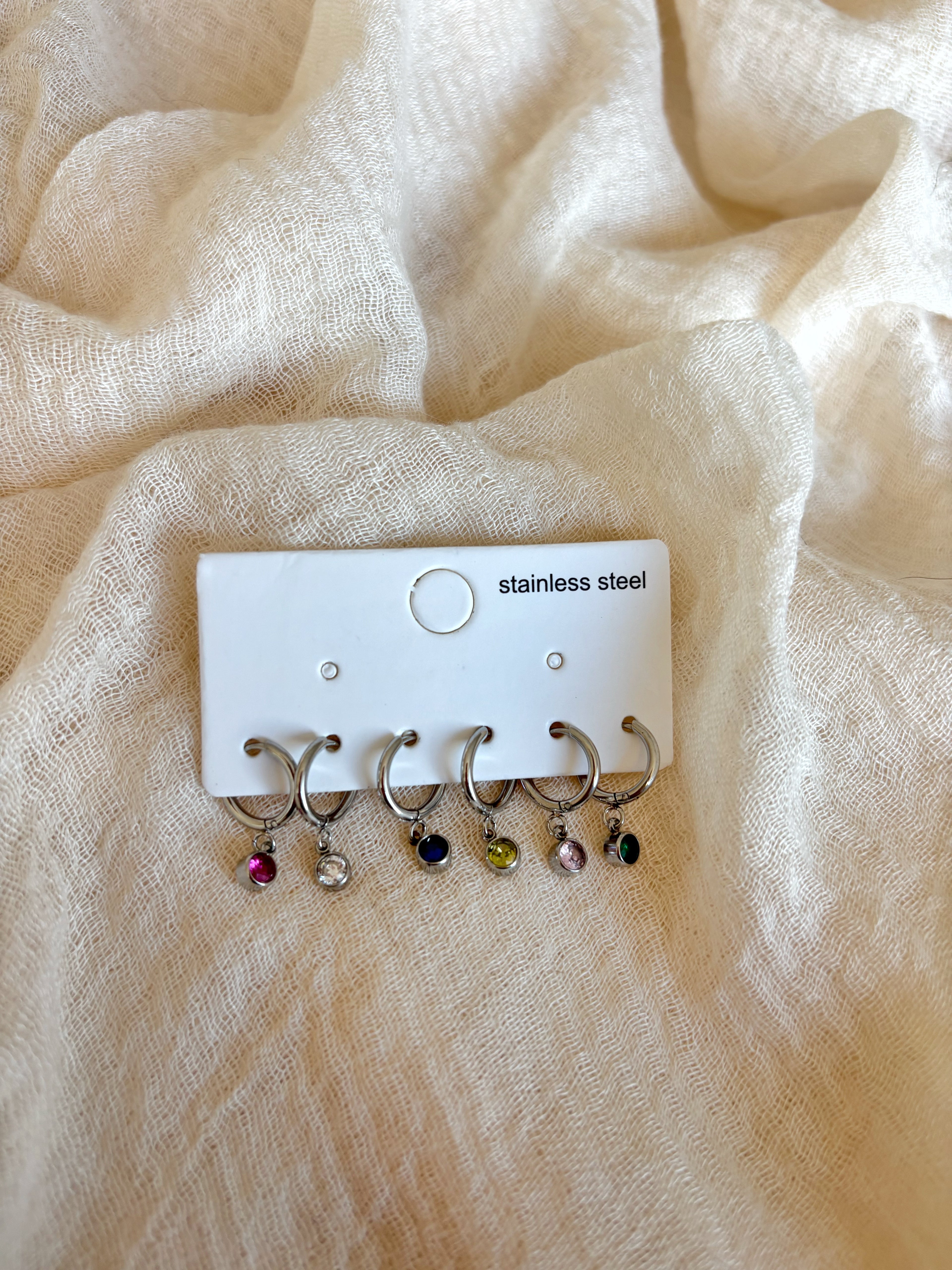 Set Orecchini Color Silver