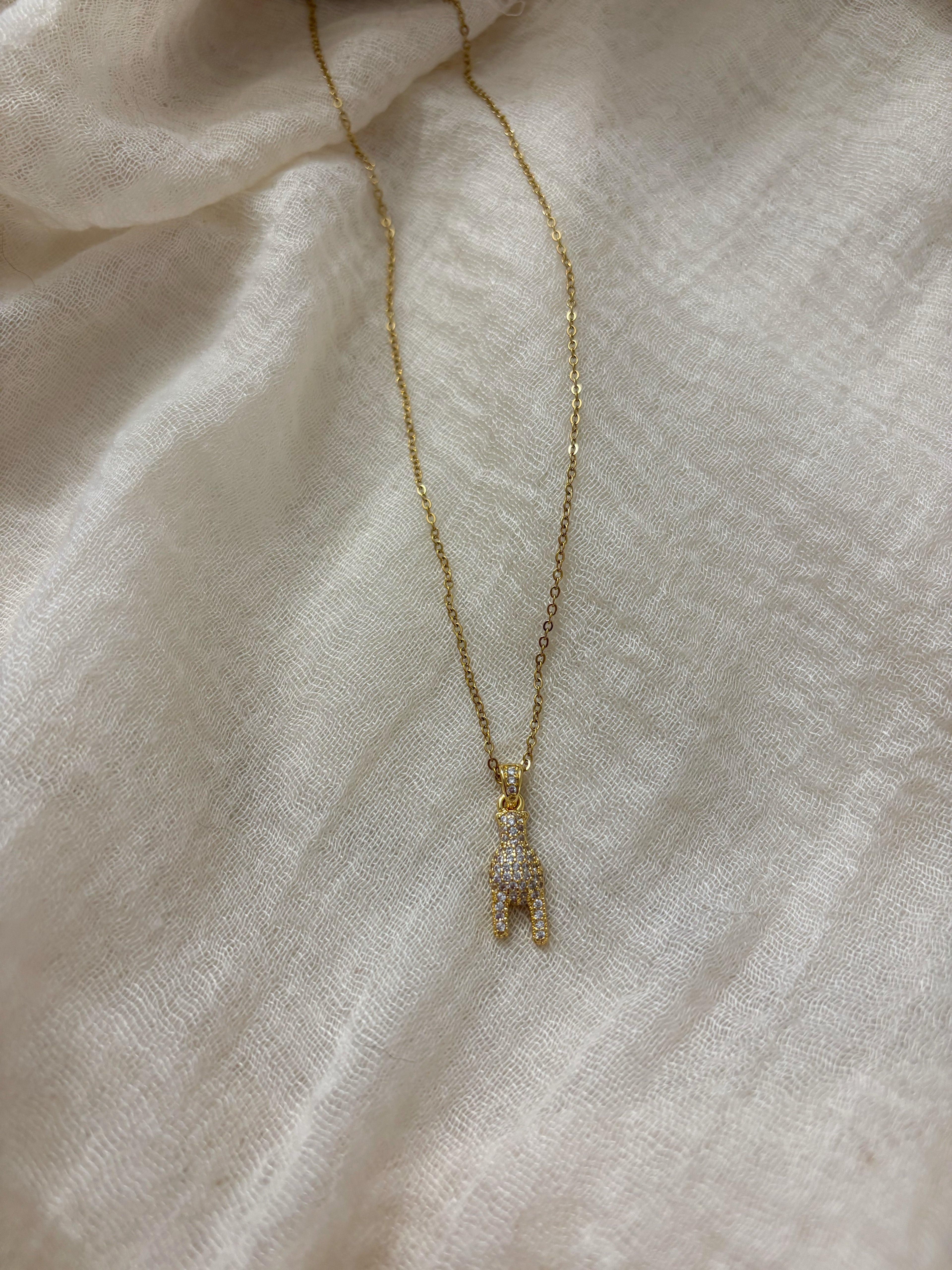 Collana Tiè Zirconata