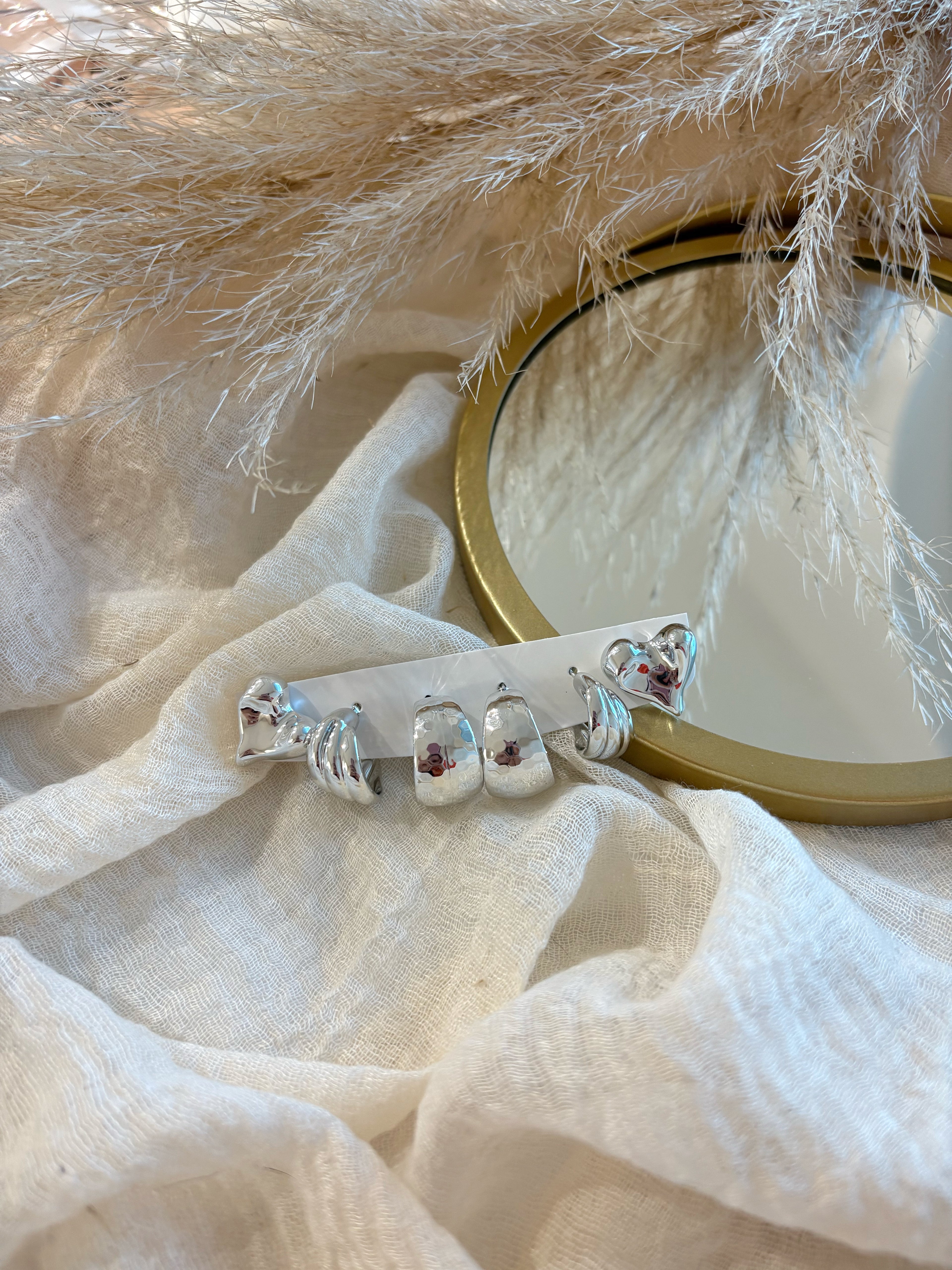 Set Orecchini Rox Silver