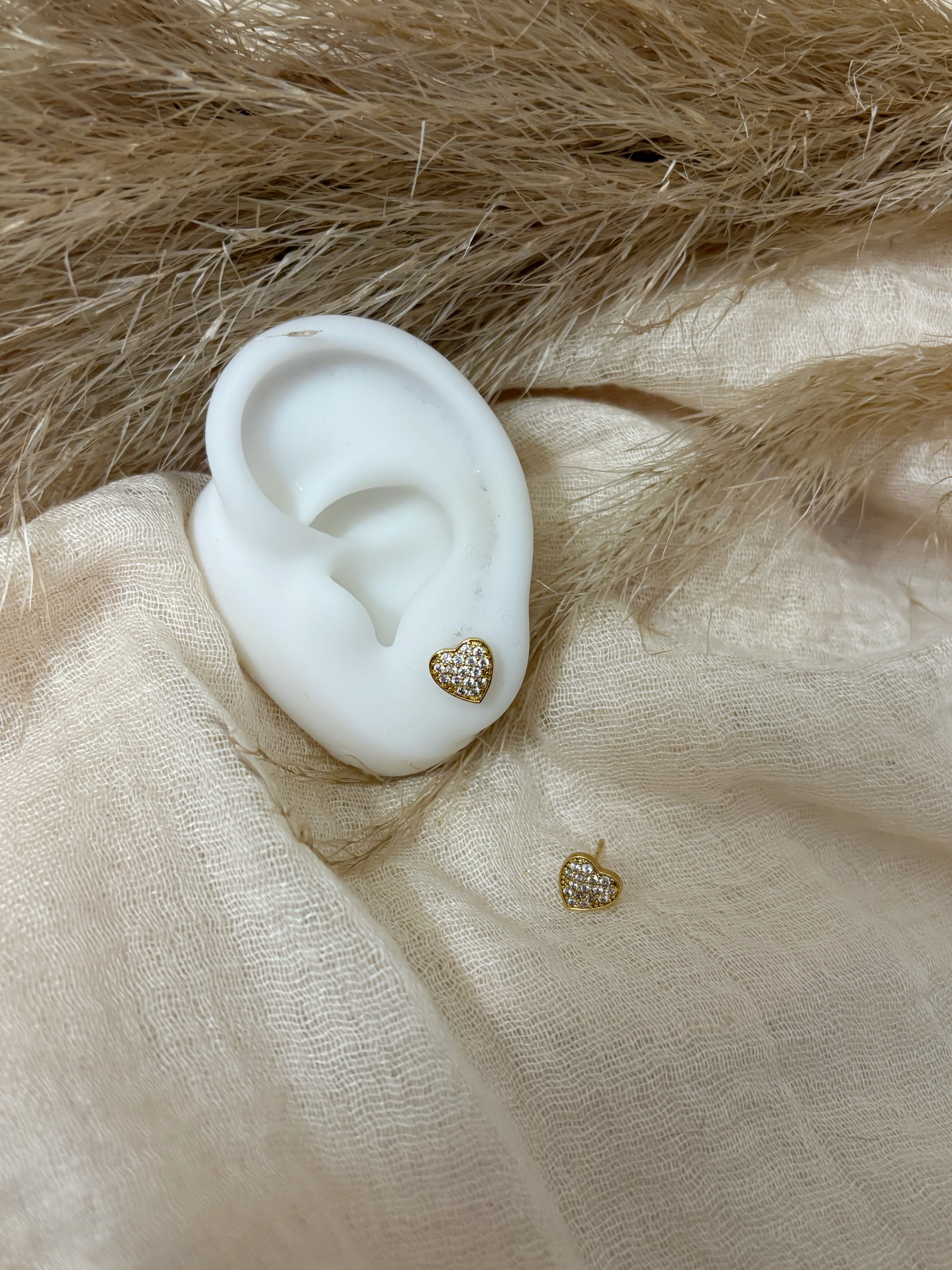 Orecchini Heart Gold