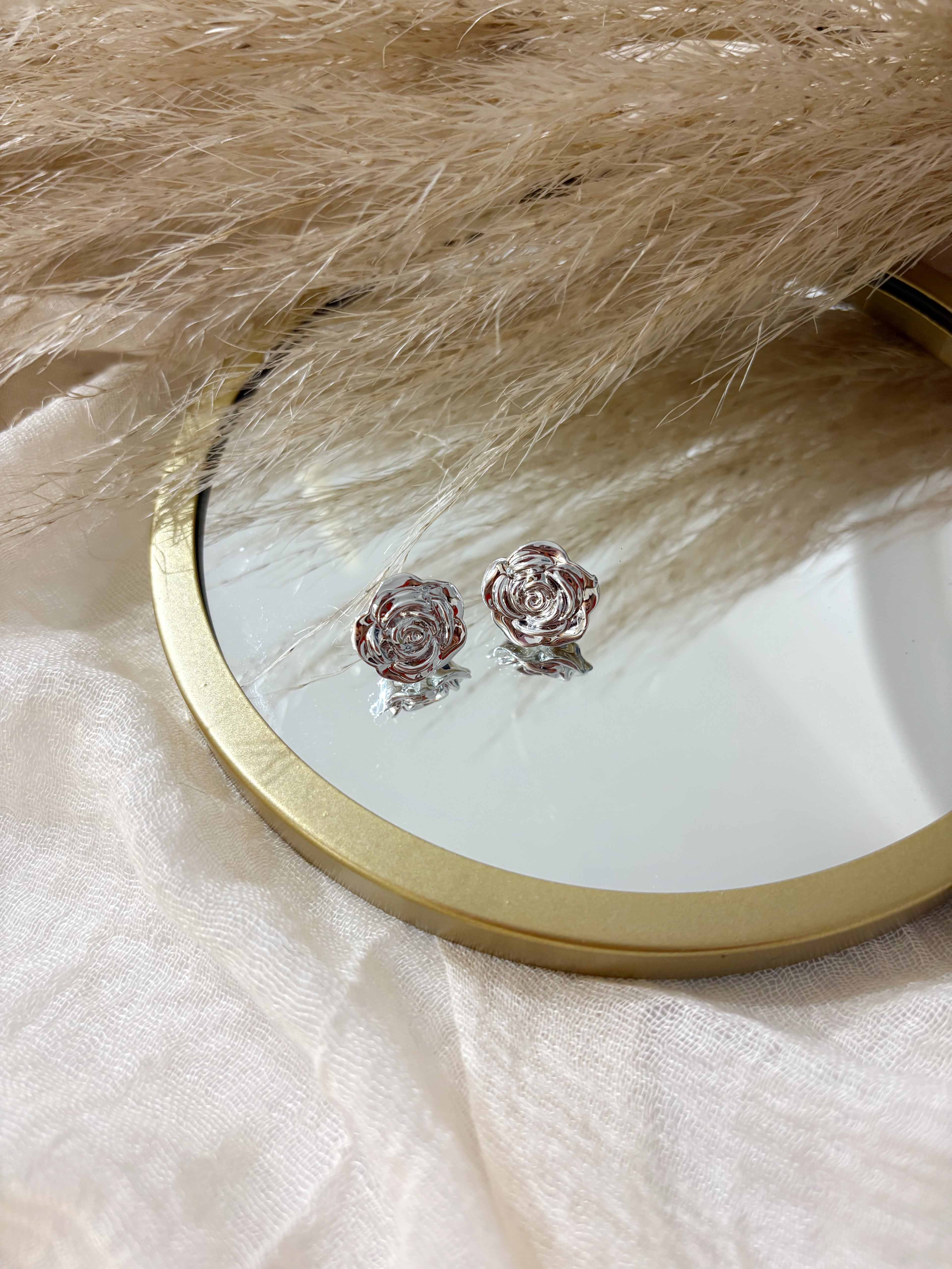 Orecchini Rosa Silver