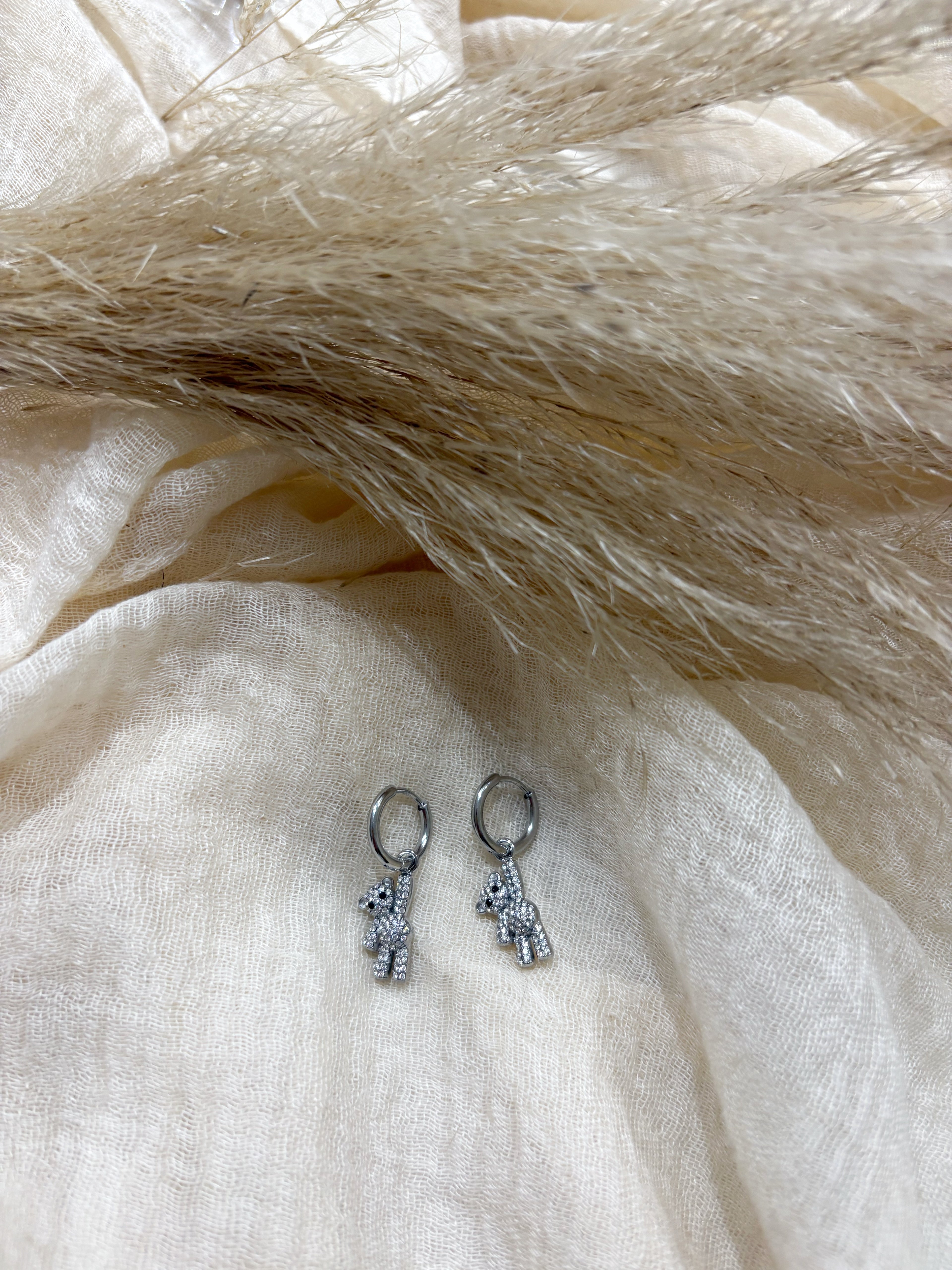 Orecchini Bears Silver