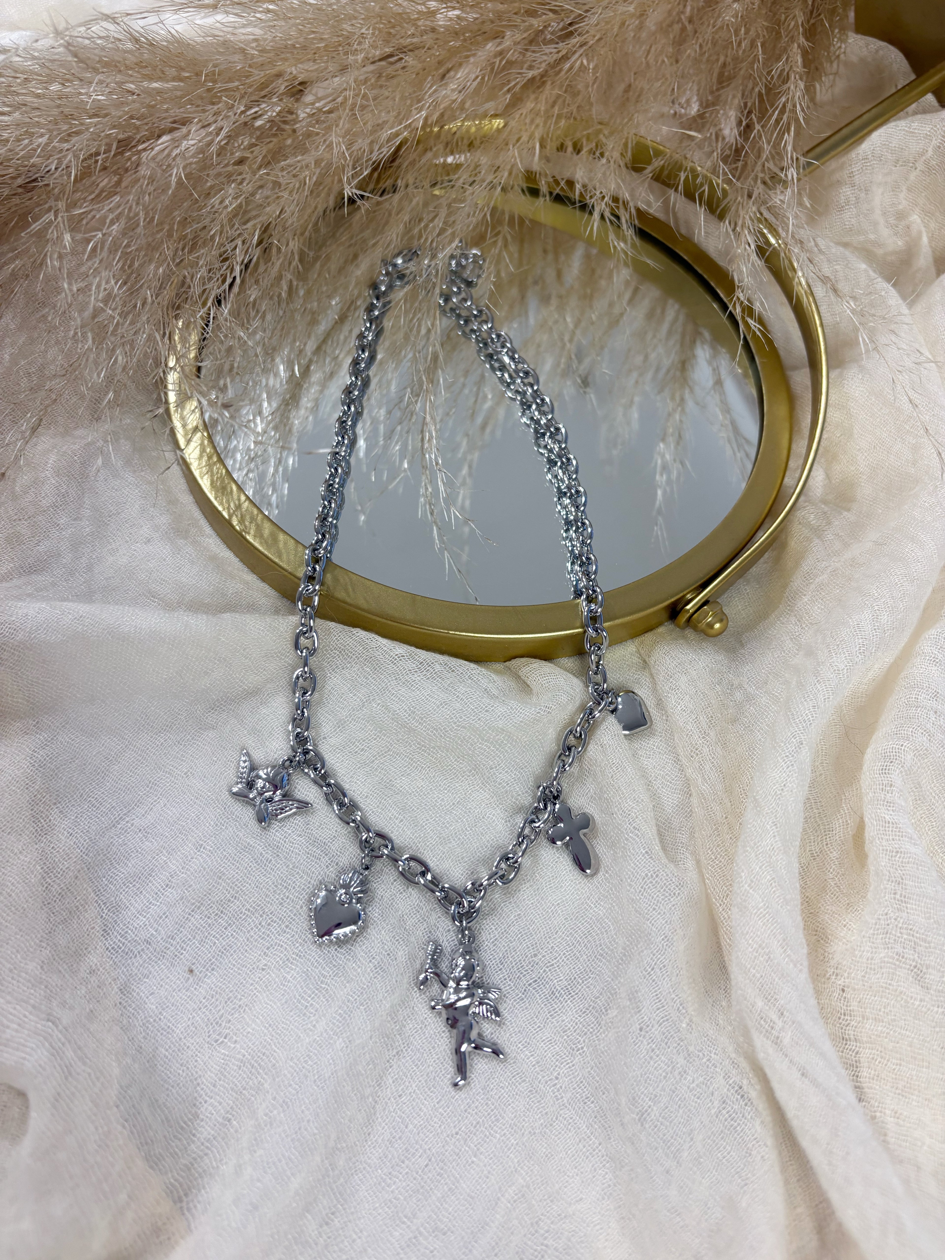 Collana Angioletto Silver